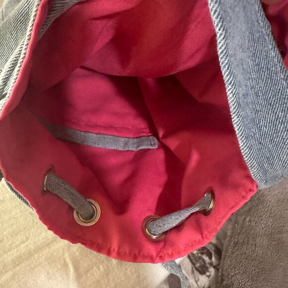 BUNDLE (2) New Hand Made Blue Jean Casual Everyday Shoulder Bag Handbag Boho - Picture 14 of 16